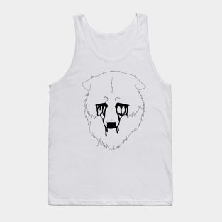 Sad Wolf Tank Top